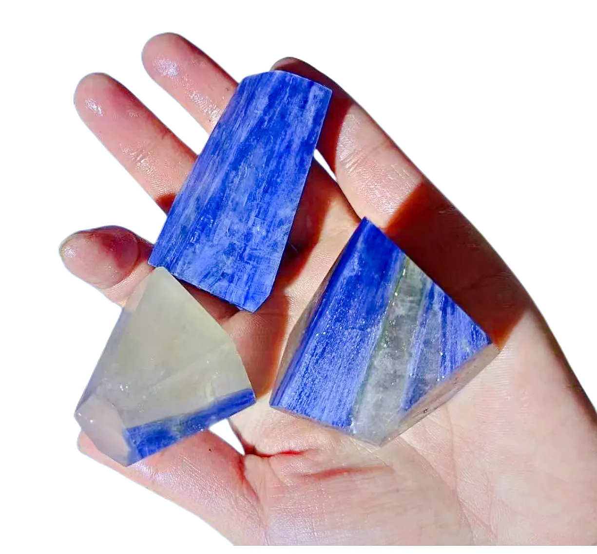 Оптовая продажа, драгоценный камень высокого качества, натуральный кристалл, лечебный камень, форма свободная для украшения синего кианита