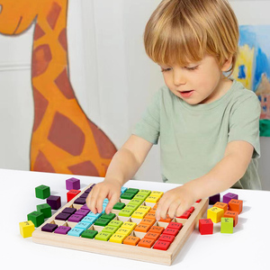 Table de Multiplication Montessori Number, Jeu d'Aides Pédagogiques, Jouets Éducatifs <span class=keywords><strong>pour</strong></span> Enfants Garçons Filles, 99 - Product Image 3