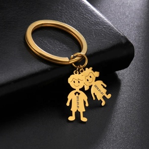 Llavero <span class=keywords><strong>Personalizado</strong></span> con Nombre <span class=keywords><strong>Personalizado</strong></span> para Hombre y Mujer, Joyería de Acero Inoxidable, <span class=keywords><strong>Regalo</strong></span> para Pareja Familiar, Mejor Amigo - Product Image 2