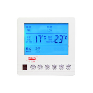 Guangdong Magnesium Special Central Air Conditioning Thermostat 86x86mm Intelligent Temperature Control For Home Office Hotel - Product Image 3