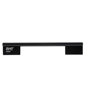 Basic Bar Pull Black Aluminium Modern Cabinet 6.3/9.7/ 31.5 inches Metal Industrial Handle and Knobs