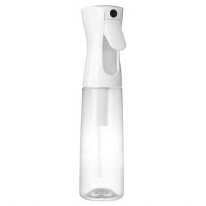 10oz 300ml Hair Cleaning Water Spray <b>Bottle</b> White Black Plastic Pump Aerosol Trigger Sprayer Screen Printed Recyclable Cosmetic - Product Image 1