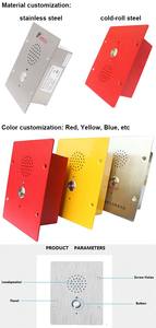 Teléfono Analógico con Cable y IP, con Red Wifi, para Escuelas, Industrias y Ascensores, Directo de Fábrica KNTECH - Product Image 2