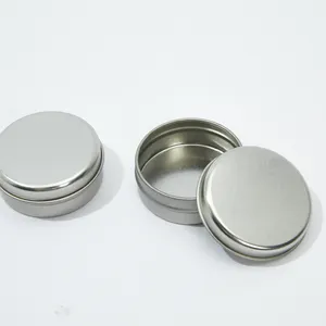 Boîtes en métal en aluminium Offre Spéciale, boîtes à bougie, pot pour épices, artisanat, pommade, bonbons, thé, pot en étain