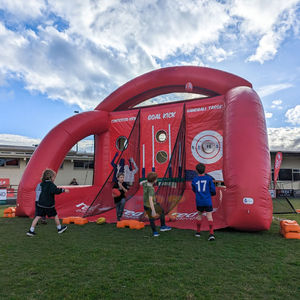 <span class=keywords><strong>Jeu</strong></span> <span class=keywords><strong>de</strong></span> football interactif gonflable commercial pour l'extérieur, la cour, les enfants, les adultes, le carnaval, <span class=keywords><strong>jeu</strong></span> amusant <span class=keywords><strong>de</strong></span> tir aux balles - Product Image 2