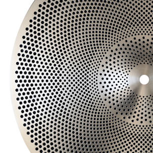 चांदी की कम मात्रा वाली सिंबल 14 हाई-हैट, 16/18 क्रैश, 20 "शांत अभ्यास के लिए सवारी और शुरुआती ड्रम सेट - Product Image 6