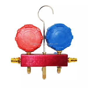 Medidor de pressão de refrigeração R12 R22 R502 conjunto de manômetros medidor de refrigerante - Product Image 5