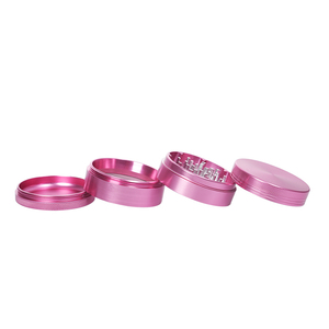 Molinos de Hierbas de Aleación de Zinc de Color Rosa, Estilo Femenino, Más Populares al por Mayor, 4 Capas, Precio Económico, Herramientas para Moler Hierbas, Molinillo para Tabaco y Cigarrillos - Product Image 6