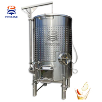 Réservoir de jus en acier inoxydable de qualité alimentaire de 5000 gallons avec mélangeur