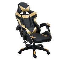 Chaise de jeu ergonomique inclinable et réglable en cuir PU, robuste, pour vente en gros