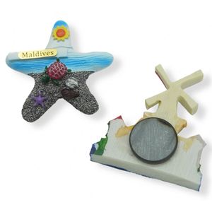 Aimant de réfrigérateur en résine 3D personnalisé, souvenirs touristiques de différentes villes et pays - Product Image 5