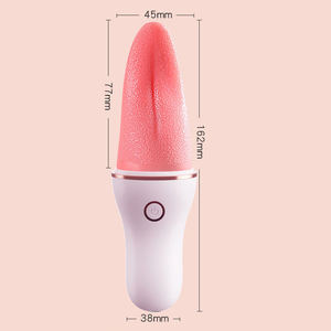Hg Chất lượng cao Ladies lưỡi núm vú Vibrator USB hoạt động bằng miệng âm vật Silicone Kích thích thiết kế mới điện g Vibrator - Product Image 6