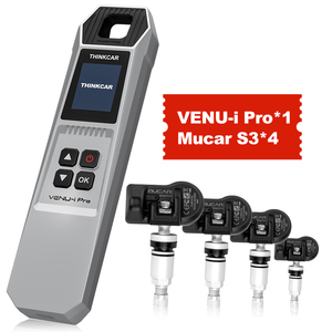 Thinkcar VENU-I PRO <b>TPMS</b> Tire Pressure Diagnostic Tool with 4 Mucar S3 Sensor - Product Image 1