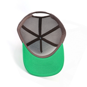 Gorra de Dos Tonos, Gorra de 5 Paneles, Gorras de Malla de Algodón, Gorras Personalizadas <span class=keywords><strong>9forty</strong></span>, Gorra Trucker con Marco Profundo, Gorra Trucker con Doble Raya - Product Image 3