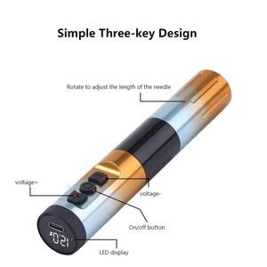 Máquina de Tatuaje Rotativa Inalámbrica de Venta Caliente con Pantalla LED, Equipo Profesional Recargable para Arte Corporal PMU - Product Image 6