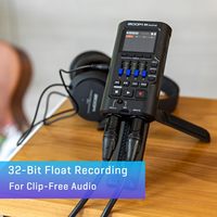 Zoom R4 Çok Kanallı Kaydedici Müzisyenler için 2 XLR/TRS Kombine Giriş 32-Bit Float Stereo Zıplayan Mikrofon Efektleri Ritimler Pil