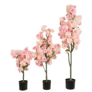 Pianta di fiore della decorazione esterna del <span class=keywords><strong>giardino</strong></span> di alta qualità all'ingrosso <span class=keywords><strong>con</strong></span> l'<span class=keywords><strong>albero</strong></span> artificiale del fiore di ciliegio del fiore - Product Image 1