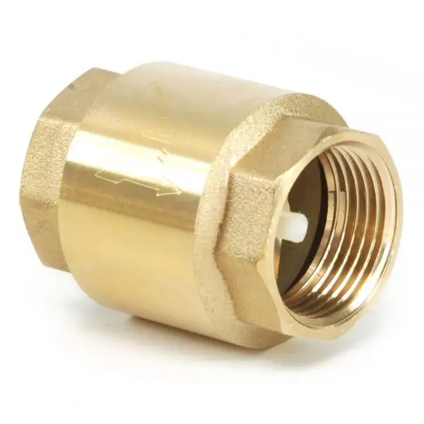 1 3 inch 200WOG pn16 one way in line forged non return vertical brass spring non return check valve