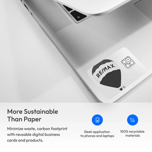 13.56MHz RFID NFC Mini Thẻ giấy không thấm nước không thấm nước kinh doanh thẻ thành viên trường hợp cho phương tiện truyền thông xã hội Máy tính-hoạt động tất cả các di động - Product Image 2