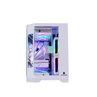 EATX PC Case Full Tower Mid Tower Compatible Gaming Computer Case High Airflow Tempered Glass PC Chassis