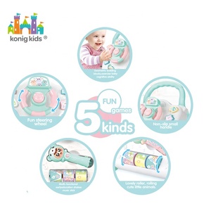 Marche-bébé en plastique Konig Kids avec volant, musique et lumières, centre d'activités conçu pour les enfants <span class=keywords><strong>de</strong></span> <span class=keywords><strong>6</strong></span> <span class=keywords><strong>mois</strong></span> à 3 ans - Product Image 2