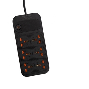 NEW TIMES Enchufe de Corriente Universal con Protector de Sobretensión, 6 Tomas de Corriente, Interruptor y <span class=keywords><strong>Enchufes</strong></span> Eléctricos de Pared - Product Image 5