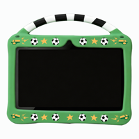 Étui de tablette en silicone OEM/VEIDOO 7 pouces, design robuste anti-chute, logo personnalisé de haute qualité, bleu/vert, résistant aux chocs, étanche