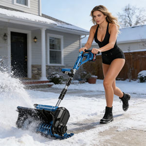 Souffleur à neige sans fil industriel portatif sans balais au lithium-ion 1000W 4.0Ah en acier au manganèse pour bricolage - Product Image 1