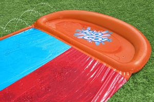 Bestway 52478 H2OGO! 4.88 m Tsunami Splash Ramp Double <strong>Water</strong> <strong>Slide</strong> - Product Image 4