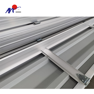 <span class=keywords><strong>Porta</strong></span> industriale a foglio singolo in alluminio sopraelevato in alluminio con piccola <span class=keywords><strong>finestra</strong></span> - Product Image 6