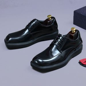 Wholesale High-quality Genuine Leather Pointed-<b>toe</b> Business Casual Waterproof Men's Shoes Suitable for Formal Occasions Casual - Product Image 1