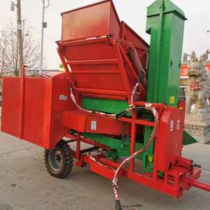 बड़े पैमाने पर स्वचालित बैगिंग मूंगफली फल चुनने की मशीन, नई 8000 प्रकार की मूंगफली थ्रेशर, ट्रैक्शन प्रकार सूखी - Product Image 4