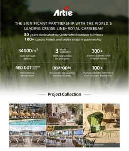 Chaises de <span class=keywords><strong>terrasse</strong></span> d'hôtel, mobilier d'extérieur, chaises de salle à manger, mobilier de patio, <span class=keywords><strong>fauteuil</strong></span> de jardin à structure en aluminium pour restaurants en bord de mer - Product Image 6