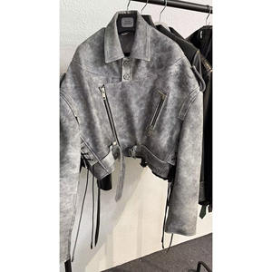 Cappotto da donna in vera pelle alla moda per la vendita diretta in fabbrica <span class=keywords><strong>Trench</strong></span> - Product Image 5