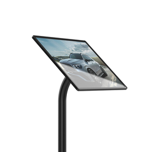 Hiện đại A3 tầng thường vụ Bảng hiển thị với thiết kế thanh lịch Khung thép bền và thanh lịch dấu hiệu quảng cáo thông báo hướng dẫn - Product Image 1