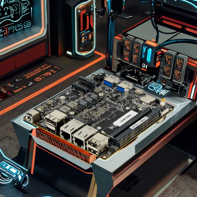 New Intel 14th Gen Nano ITX Desktop NUC Motherboard DDR5 SATA 2xType-C Thunderbolt 4 Onboard CPU with Integrated Graphics