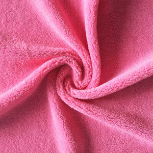 <span class=keywords><strong>Tissu</strong></span> polaire 100% polyester velours corail couleur unie anti-pilules à séchage rapide pour couvertures pyjamas - Product Image 4