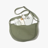Sac bandoulière mini tendance pour femme, style japonais vintage U-Home, été 2023, léger, en nylon, fermeture éclair, polyester