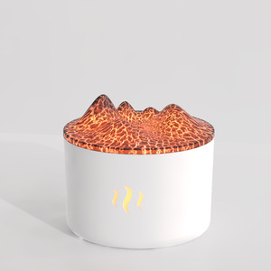 Humidificateur à flamme YX-1500 800 ml, diffuseur d'arômes USB, mini veilleuse blanche pour usage domestique - Product Image 2