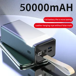 20000mAh sạc nhanh xách tay công suất lớn 20000mAh Powerbank LED hiển thị kỹ thuật số 2USB Type-C đầu ra USB ngân hàng điện