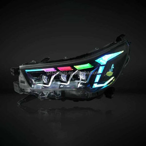 ชุดไฟหน้าโปรเจคเตอร์ LED รุ่น GR Style 3 พร้อมไฟเลี้ยวแบบ Sequential Start Up และไฟ DRL สำหรับรถยนต์โตโยต้า ไฮลักซ์ ปี 2020-2024 - Product Image 5