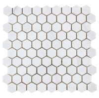 Mosaico de Mármol Bianco Dolomite, Pulido, Tamaño Personalizado, Diseño Moderno, Directo de Fábrica, Profesional, para Cocina, Baño, Piso y Pared