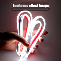Tira de Luces LED para Capó de Coche, Tira de Luces LED Exteriores para Coche, Luces de Circulación Diurna Dinámicas DRL para Coche, Camioneta, SUV, 12V