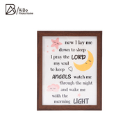 Décor à la maison chambre bonne nuit peinture LED éclairer cadre Photo peinture veilleuse ombre lumineuse cadre Photo
