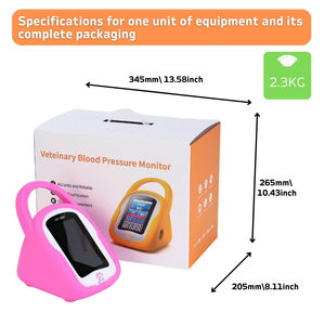 Лидер продаж, Ветеринарный монитор артериального давления, пульсоксиметр, 5-дюймовый сенсорный экран, 5-6 часов автономной работы для собак и кошек - Product Image 6
