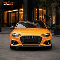 Film de protection de peinture automobile auto-cicatrisant en TPU coloré, orange brillant, facile à installer, compatible OEM ODM