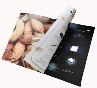 Brochure, catalogue, livre en papier d'art avec reliure à cheval, impression offset couleur, matériel promotionnel personnalisé en usine