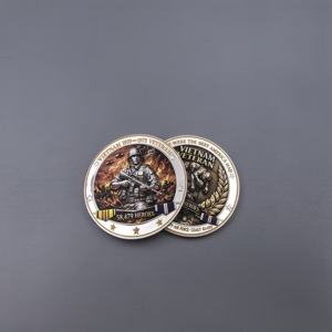 Venta al por Mayor de Monedas Conmemorativas 3D de Veteranos de Vietnam, Recuerdo de Héroes para Colección de Veteranos - Product Image 4