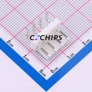 VH-4AWT Wire-to-Board Pin Header Bent Lead Through Hole,P=3.96mm Connector 1x4P 3.96mm Right Angle Insert 4P - Product Image 1