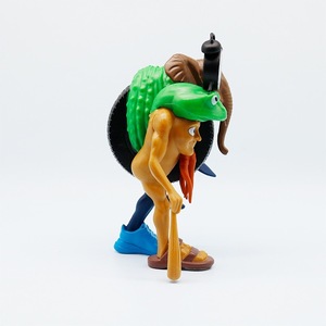 Nueva figura clásica americana de PVC, modelo de adorno, figura de palo, zapatos con tiburón, pies de <span class=keywords><strong>mono</strong></span> de plátano congelado, tema de montañas y mares - Product Image 2